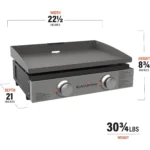 Blackstone Flat Top 22” Tabletop Propane Griddle - Image 6