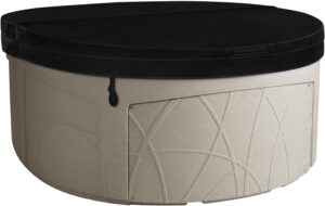 LifeSmart Key Largo 4 Person Plug and Play Hot Tub Spa with Multicolor Underwater LED Light and Insulated Cover - Image 8