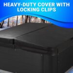 Inland 5-6 Person Indoor Outdoor Plug & Play Hot Tub Spa with 24 Jets, LED Lighting System, Insulated Spa Cover - Image 4