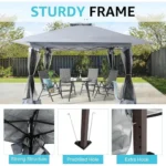 Pop Up Canopy Gazebo (13x13ft) - Image 4
