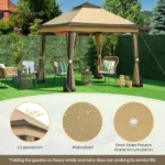 Pop Up Canopy Gazebo (11x11ft) - Image 7