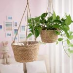 Hanging Woven Flowerpot Basket