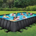 Above Ground Swimming Pool with Accessories & Maintenance Kit (24x12ft)
