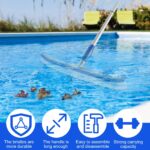 Professional Swimming Pool Brush and Net Set with Telescopic Pole - Image 2