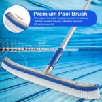 Professional Swimming Pool Brush and Net Set with Telescopic Pole - Image 3