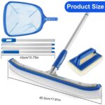 Professional Swimming Pool Brush and Net Set with Telescopic Pole - Image 7
